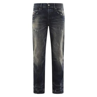 Diesel Heren, Jeans, Blauw, Maat: W32 Leer