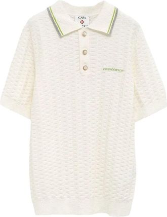 Casablanca Tennis Boucle Polo Shirt
