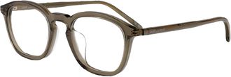 Saint Laurent Layered Acetate Eyeglasses - Brown