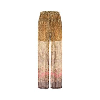 Valentino Garavani Pekin Wijde Broek - Dames - Wijde Broeken - Veelkleurig - M - Broeken