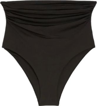 Max Mara Salli high-waist bikinislip met bedel - Zwart