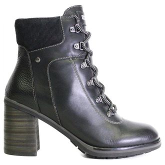 Pikolinos Pompeya Leather Womens Ankle Boots - Black - Size:UK 5-5.5
