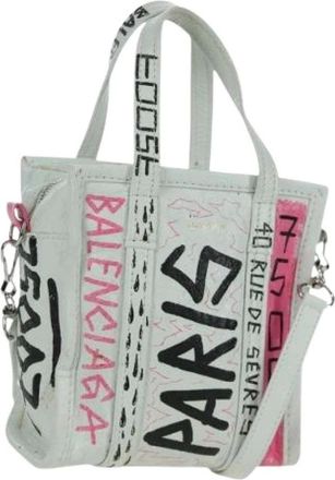 Balenciaga Pre-owned Mini Bags, female, White, Size: ONE SIZE Pre-owned Mini Hand Bag