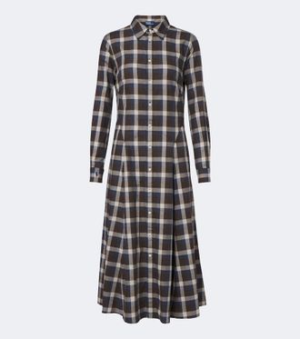 Polo Ralph Lauren Plaid cotton twill shirt dress