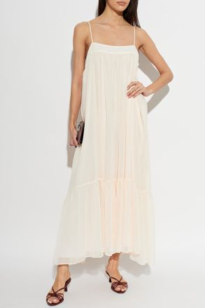 Rotate Oversize Dress With Straps, Womens, Pink