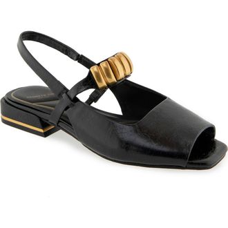 Kenneth Cole Illia Slingback Sandal in Black Patent at Nordstrom, Size 9.5