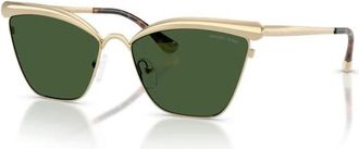 Michael Kors Scottsdale Zonnebril - Dames - Zonnebrillen - Geel - 56 MM - Accessoires