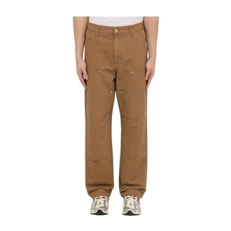 Carhartt Work in Progress Double Knee Werkbroek - Heren - Jeans - Bruin - Maat: W33