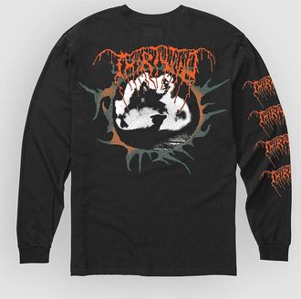 Thirty Two Metal Photo T-Shirt manica Lunga nero