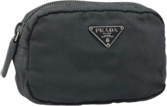 Prada Pre-owned Mini Bags, female, Black, Size: ONE SIZE Pre-owned Vintage Nylon Mini Bag