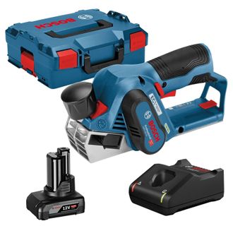 Bosch Akku-hobel Gho 12v-20 12 V / 1x 4,0 Ah Akku + Ladeger&auml;t In L-boxx
