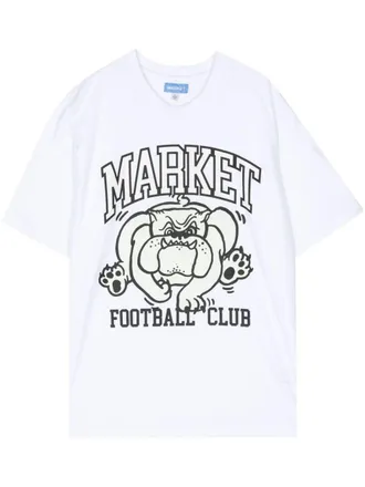 Market Offensive Line UV katoenen T-shirt - Wit
