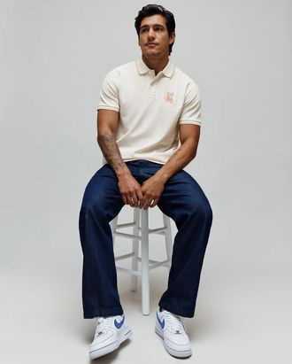 Psycho Bunny Mens Olivier Pique Polo 250 PRISTINE / XXXL