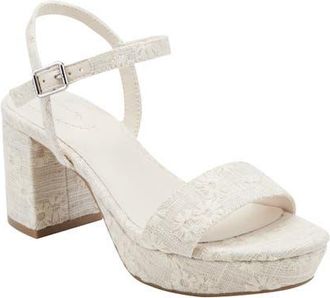 Bandolino Pennie Block Heel Sandal at Nordstrom, Size 6.5