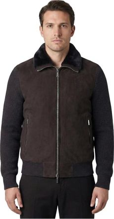 Moorer Heren, Jassen, Bruin, Maat: L Wol