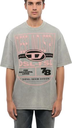 Diesel Grey Crew Neck T-Shirt