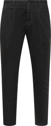 Department Five Black Pleated Chino Pants
