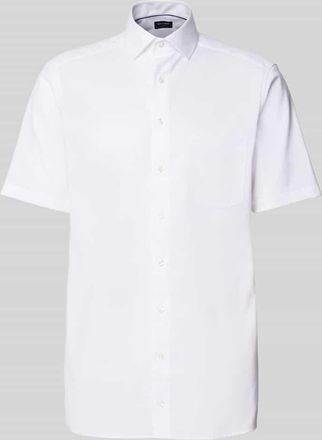 Olymp Modern Fit Business-Hemd mit 1/2-Arm in Weiss, Gr&ouml;&szlig;e 41