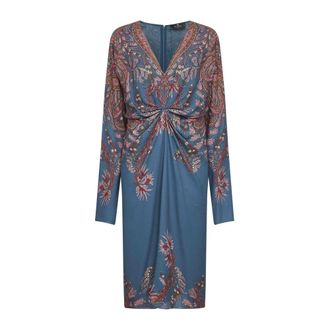 Etro Dames, Jurken, Veelkleurig, Maat: XS Viscose