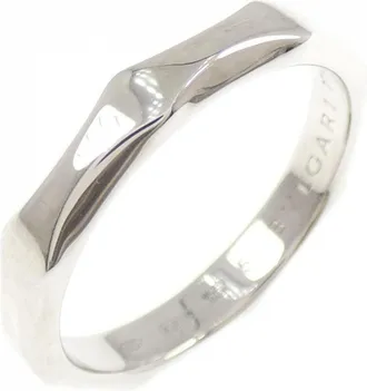 Bulgari Platinum Platinum 950 Band Ring (Pre-Owned)