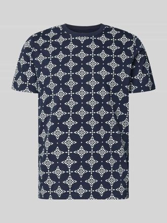 s.Oliver Red Label Regular Fit T-Shirt aus reiner Baumwolle in Marine, Gr&ouml;&szlig;e XXL