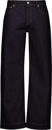 Alexander McQueen Wide Leg Denim Jeans - Heren - Loose Fit Jeans - Blauw - M - Denim - Jeans