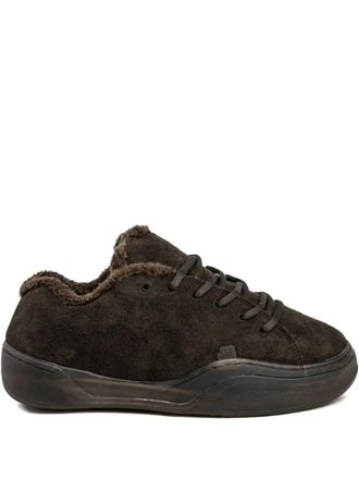 ERL Vamp sneakers met imitatiebont - Bruin