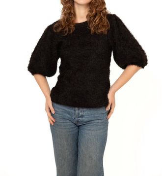 Cameo Chaka Half Sleeve Sweater In Black