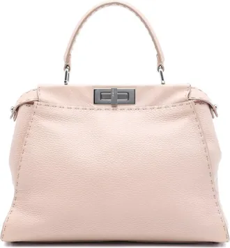 Fendi Pre-owned Fendi Medium Leather Selleria Peekaboo Iconic Satchel Ladies 7891I75PIJG1X4W0