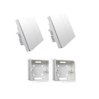OEM Interruptor Inteligente, Comunicaci&oacute;n Zigbee, Funcionamiento Inal&aacute;mbrico, No Requiere Neutro 2x2