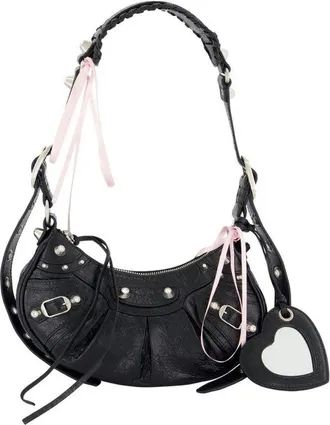 Balenciaga Le Cagole Shoulder Bag Black