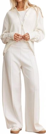 Lune Active Eva Wide Leg Pant In White