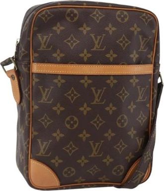 Louis Vuitton Pre-owned Cross Body Bags, female, Brown, Size: ONE SIZE Pre-owned Canvas Cross Body Bag