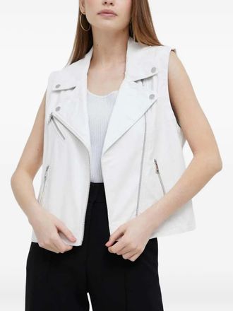 DKNY Gilet met rits - Wit