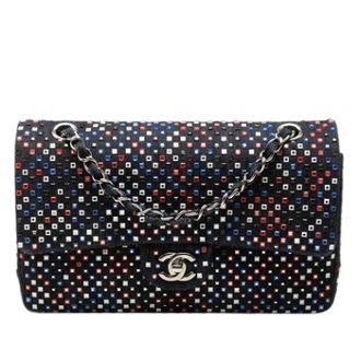 Chanel Pre-owned Vintage Double Flap Shoulder Bag - Dames - Pre-owned - Veelkleurig - Maat: ONE Size Denim