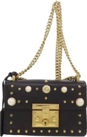 Gucci Pre-owned Mini Bags, female, Black, Size: ONE SIZE Pre-owned Mini Shoulder Bag
