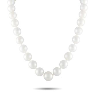 Luxury Bazaar 18K Yellow Gold Pearl Necklace MF11-080726