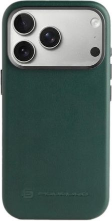 Piquadro Funda de Piel Mag Safe para i Phone 18 Pro 6.4 - Accessories - unisex - Verde - ONE SIZE