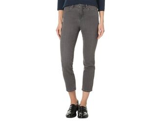 Eileen Fisher Petite High Waisted Slim Ankle Jean Womens Jeans Asphalt : PS (6P-8P) 26, Cotton/Denim/Elastane