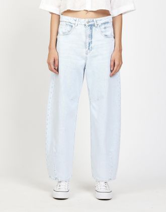 Gang 5-Pocket-Jeans GANG 94SARINA, Damen, Gr. 26, N-Gr, strong bleached, Denim/Jeans, Obermaterial: 100% Baumwolle, Ballonform kn&ouml;chelfrei, Jeans 5-Pocket-