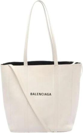 Balenciaga Pre-owned Tote Bags, female, White, Size: ONE SIZE Pre-owned Vintage Tote Bag