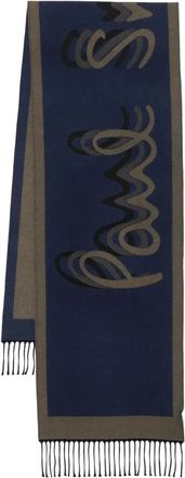 Paul Smith Sciarpa in lana - Blu