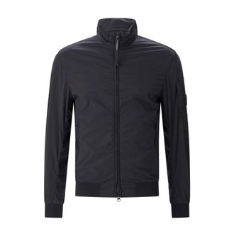 C.P. Company Bomber Jackets, male, Blue, Size: 2XL Light Jackets