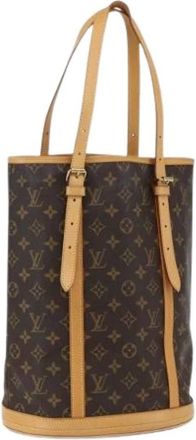 Louis Vuitton Pre-owned Bucket Bags, female, Brown, Size: ONE SIZE Pre-owned Vintage Canvas Bucket Bag
