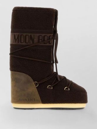 Moon Boot nubuck leather icon boots
