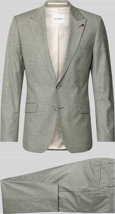 Roy Robson Slim Fit Anzug aus Schurwoll-Mix mit 2-Knopf-Sakko in Lind, Gr&ouml;&szlig;e 48