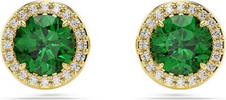 Swarovski Una Angelic Dames Vergulde Metal Stud Oorbellen - Goud 5680562