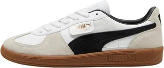 Puma Witte Leren Sneakers met Grijze Details - Heren - Sneakers - Veelkleurig - 41 EU - Leer - Schoenen