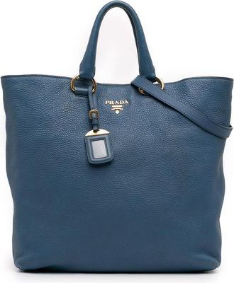 Prada Pre-owned Prada Vitello Daino Open Convertible Tote Ladies 398SXR89KXJZEMBQ