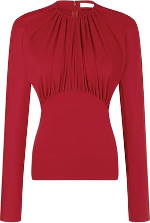 Paco Rabanne Blusa a maniche lunghe - Rosso